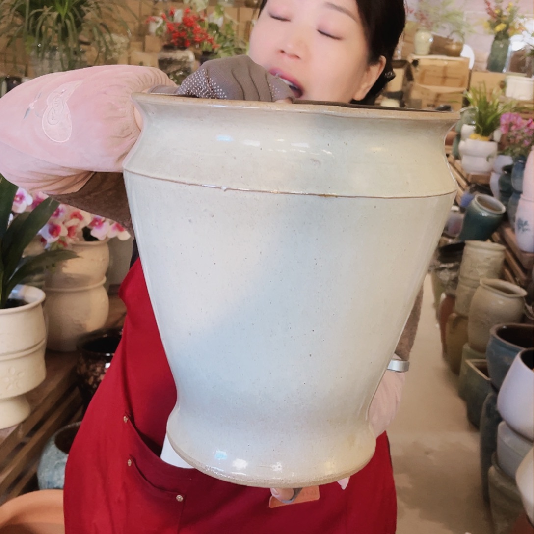 紫砂花盆高度30口径26