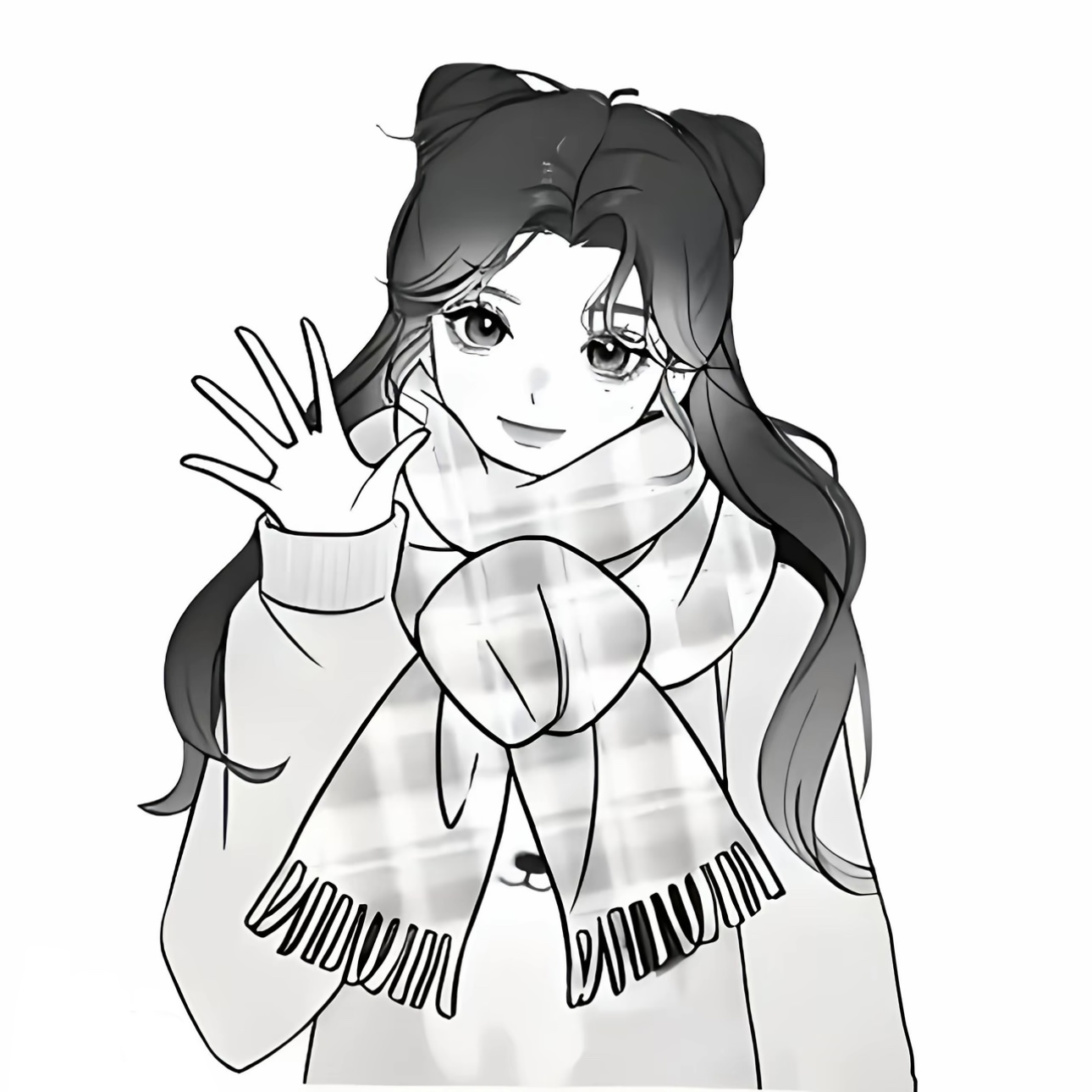 【正确100山羊绒全系列】L羊绒围巾气质百搭时尚双面秋冬季羊绒围巾