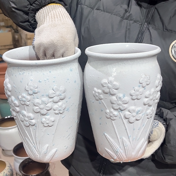 紫砂花盆高23口15———-