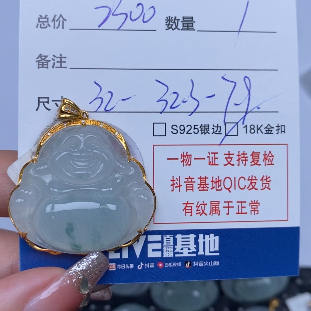 翡翠颈饰未镶嵌杨****丽天然