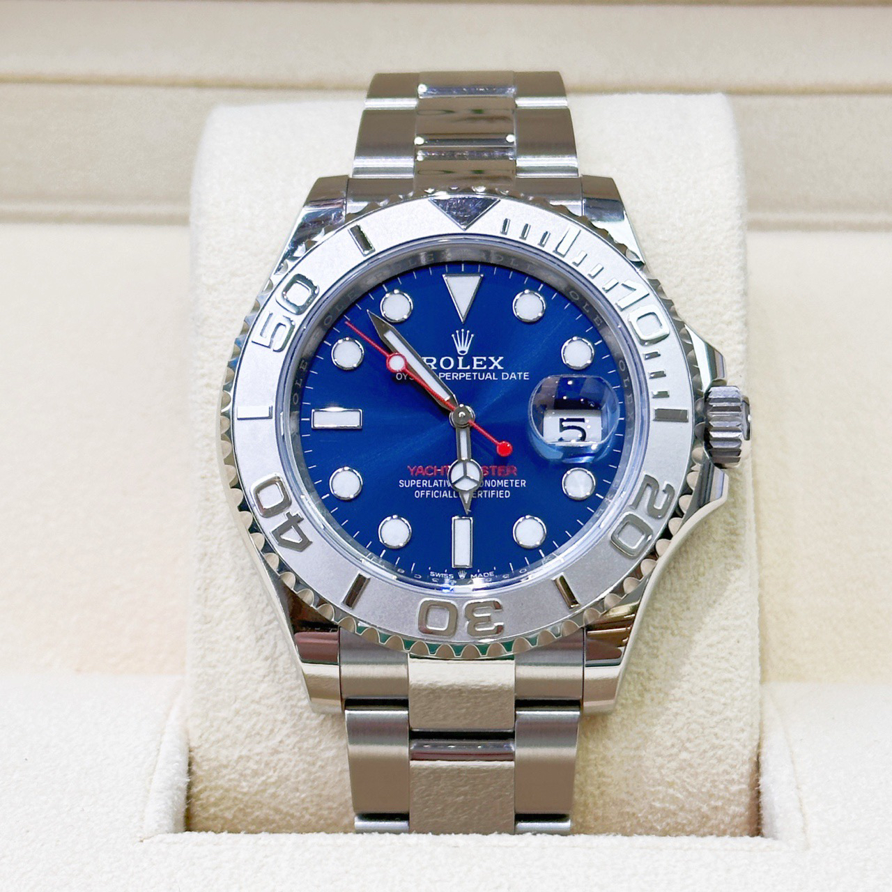 95新 Rolex/劳力士 劳力士126622游艇2023年全套蓝盘机械男表