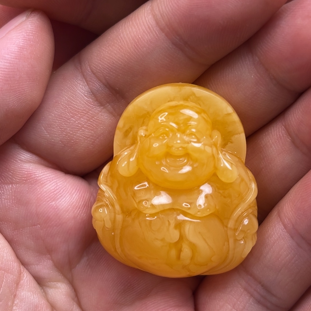 蜜蜡裸石未镶嵌11.89克