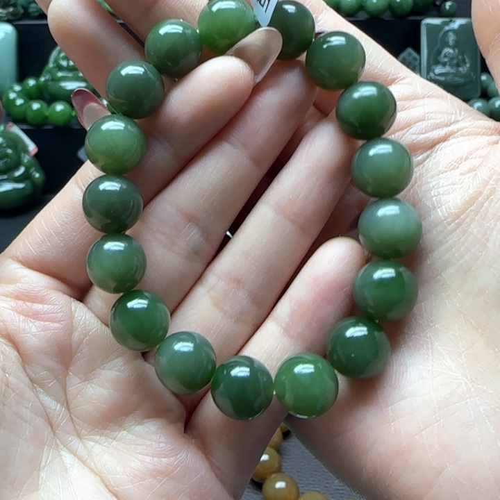 和田玉（碧玉）手串未镶嵌