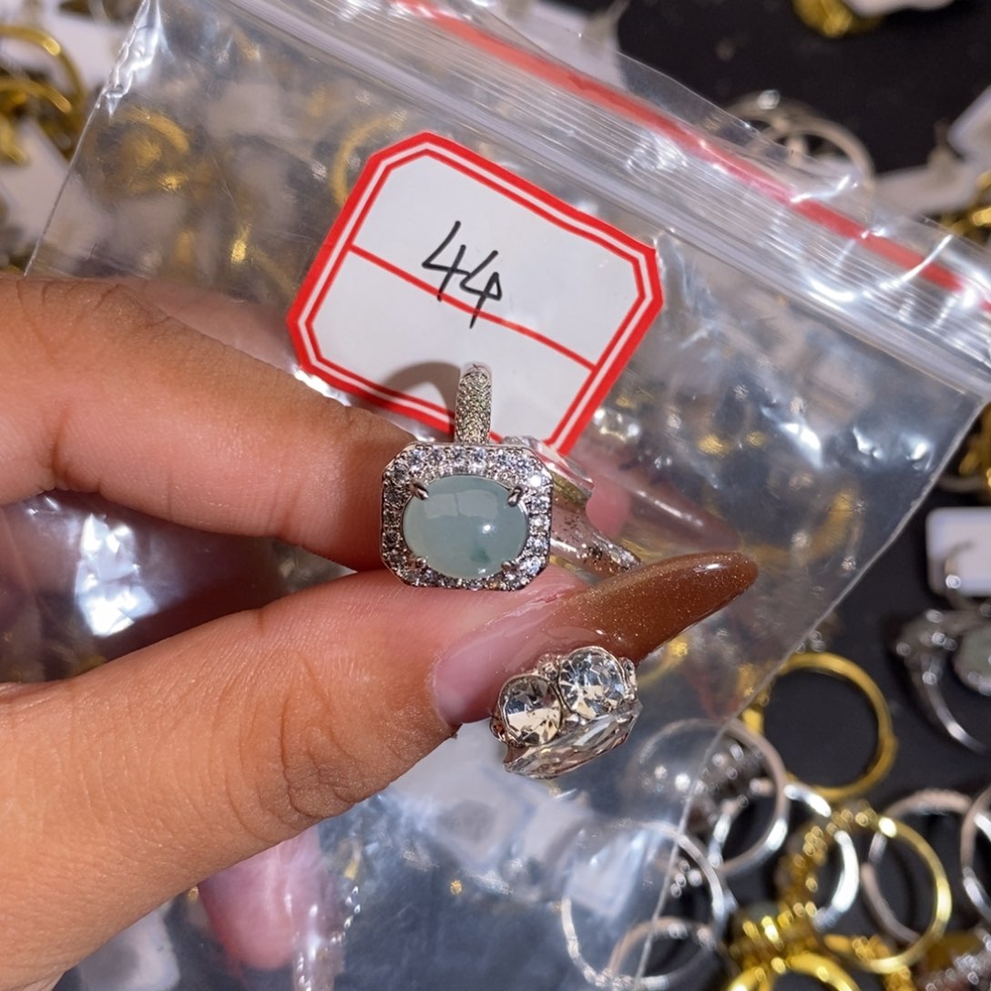 翡翠戒指合金翡翠首饰