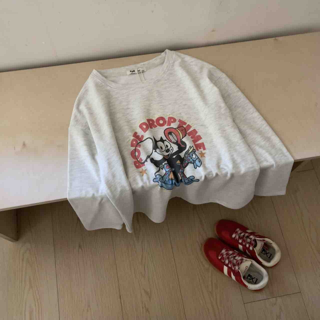 恩熙·新款韩版云朵绒ROP菲力猫套绳磨毛长百搭打底10010