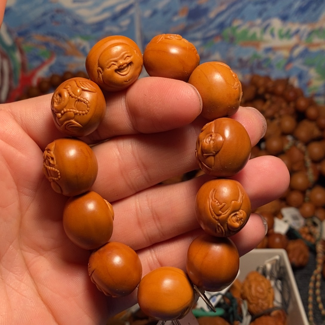 橄榄核手串/手链新年快乐