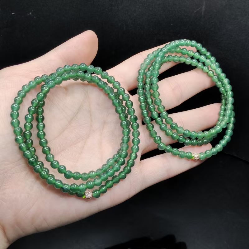 【老三珠宝】翡翠女神项链GS【多样性发其一】约4mm+