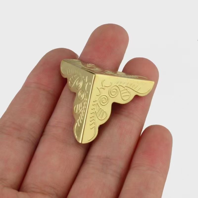 【幸福】仿古三边包角 古典包角 古式边角 木盒酒盒包角 铁边角