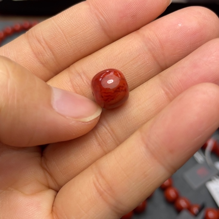 南红玛瑙单珠10多样性发1未镶嵌