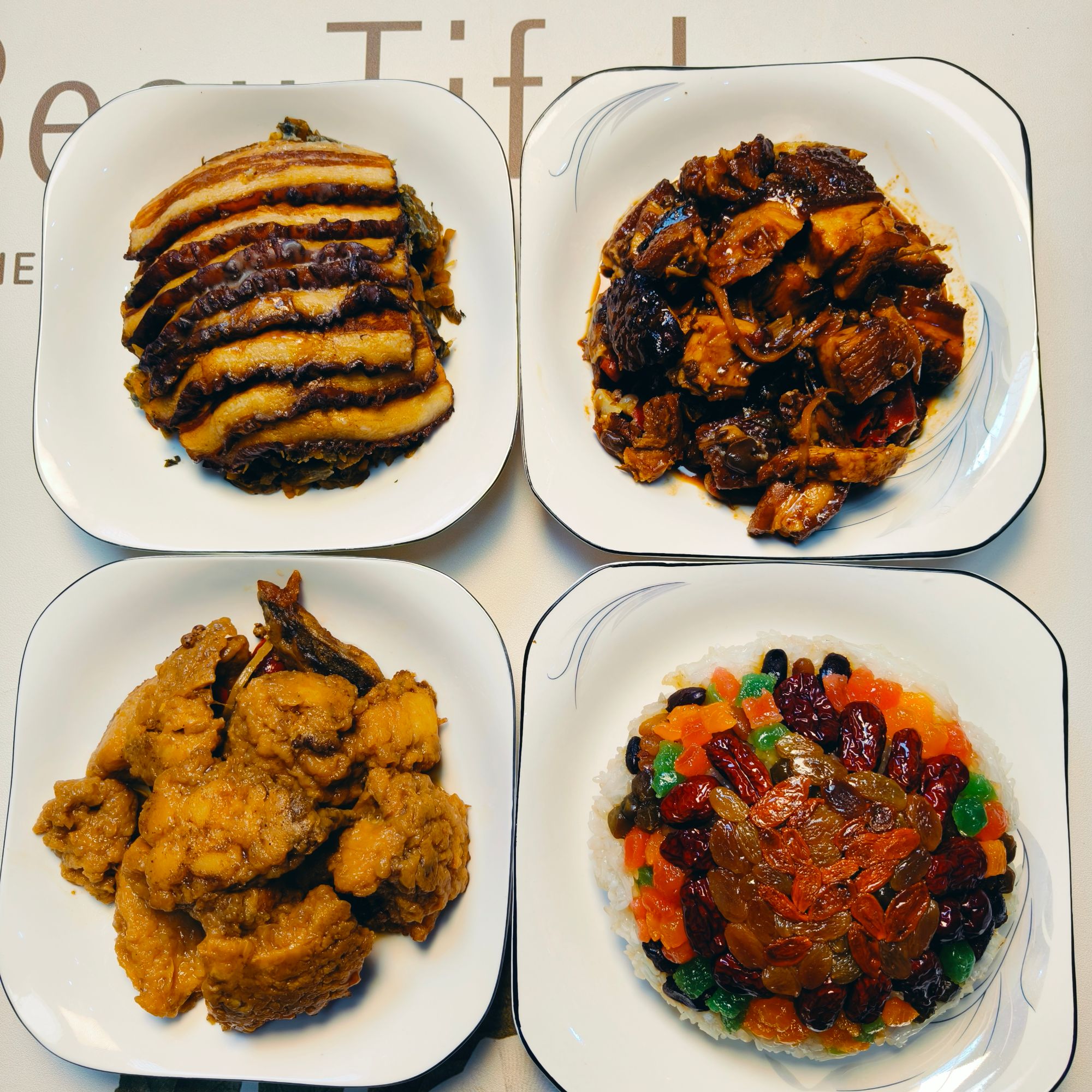 四碗装：扣碗排骨+扣碗酥肉+扣碗鸡块+扣碗肉丸子河南传统八大碗