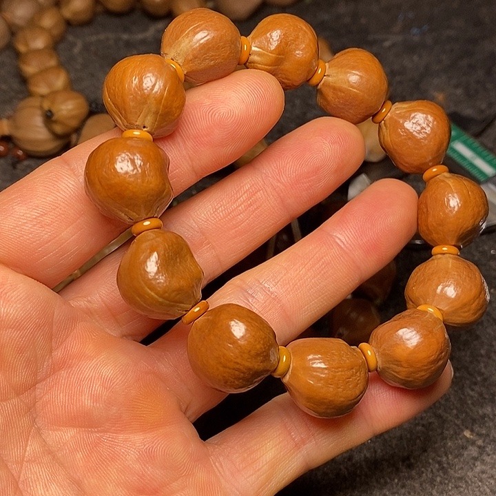 橄榄核手串1.7尺寸21号