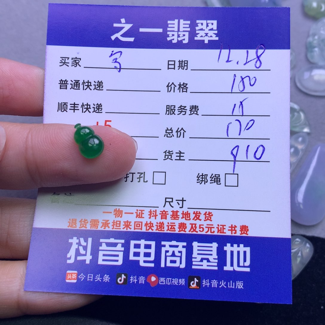 颈饰未镶嵌翡翠鮑****饰