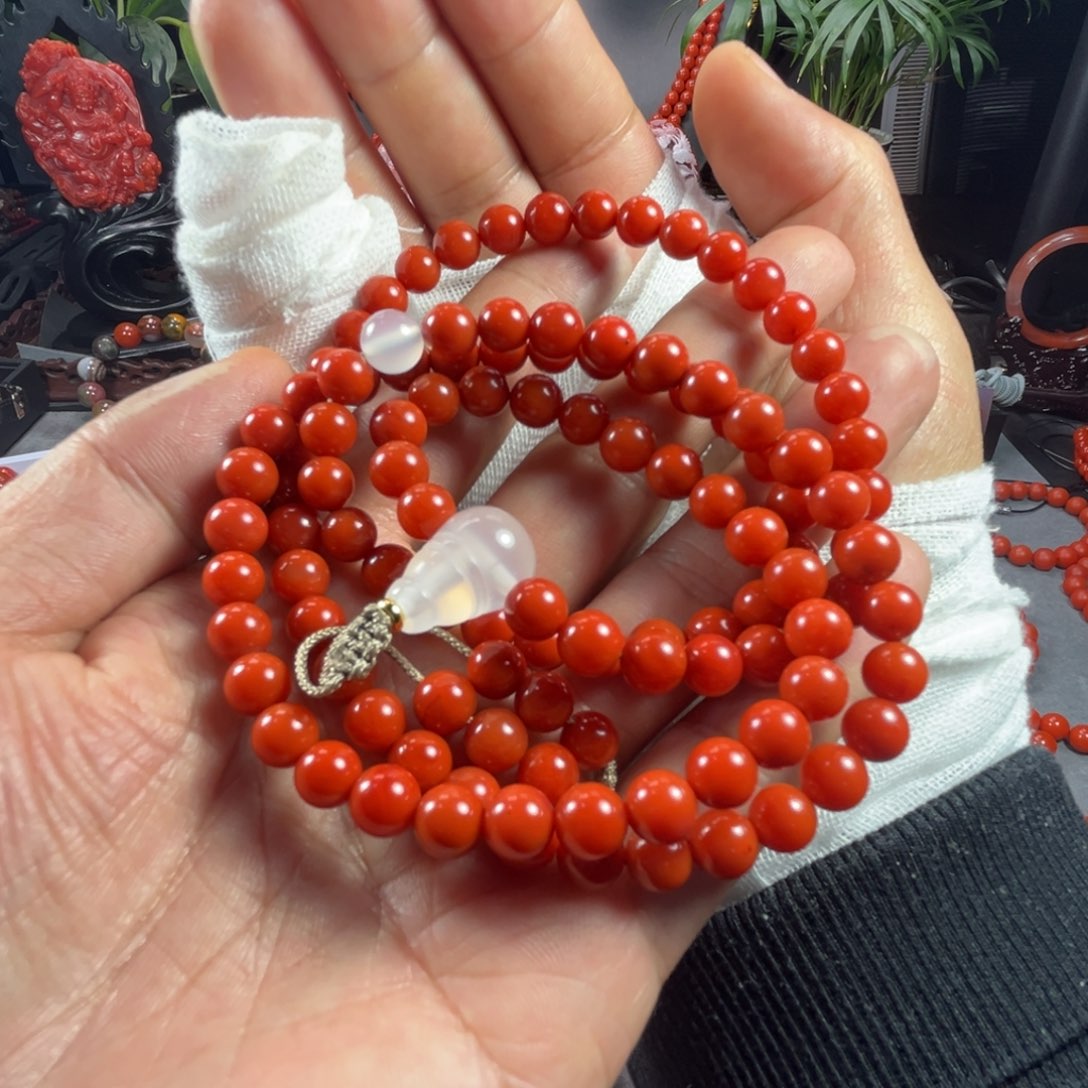 南红玛瑙手链未镶嵌善**大