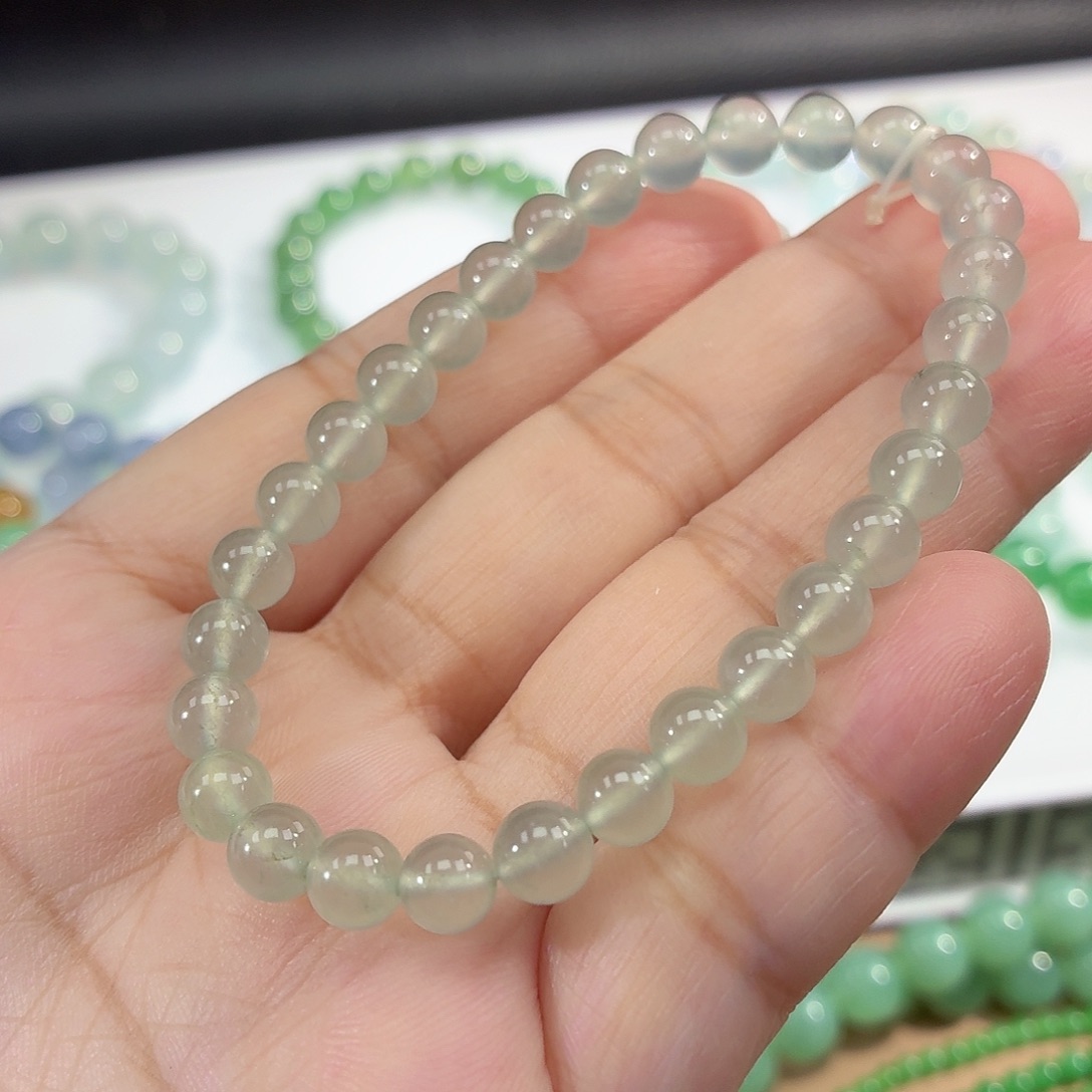 翡翠未镶嵌手链卡6