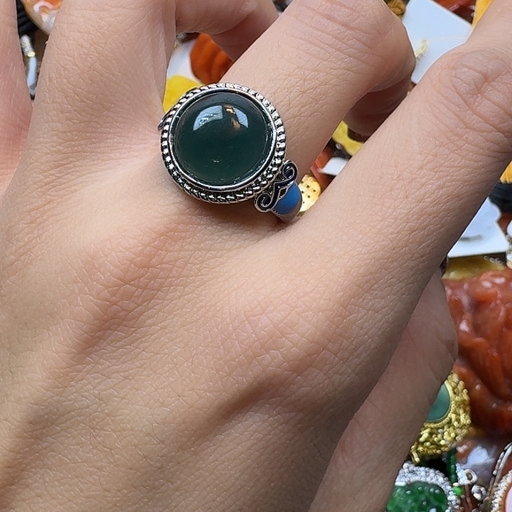 翡翠未镶嵌项链翡翠