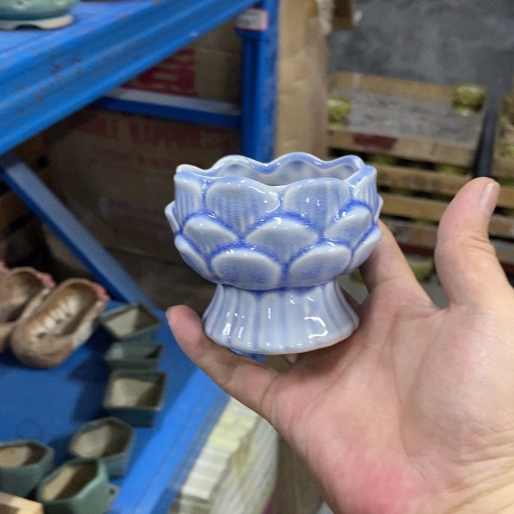 花盆单场满9.9发货8*7蓝紫