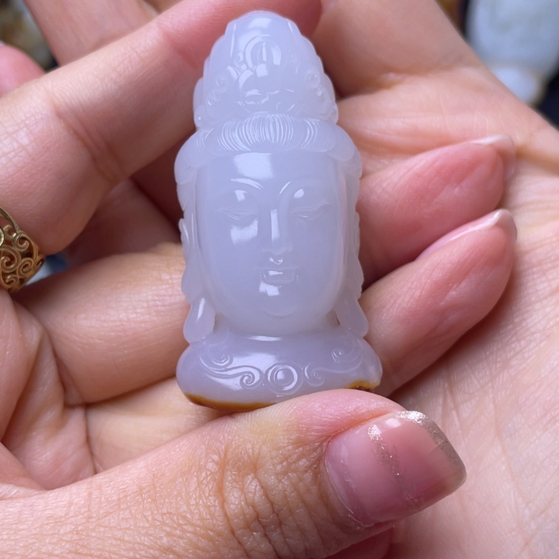 和田玉颈饰未镶嵌小*