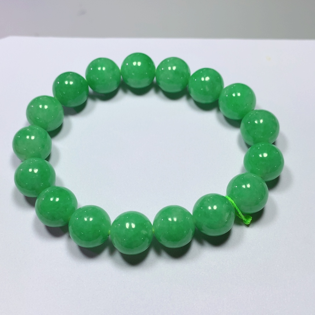 翡翠手链未镶嵌缅甸翡翠