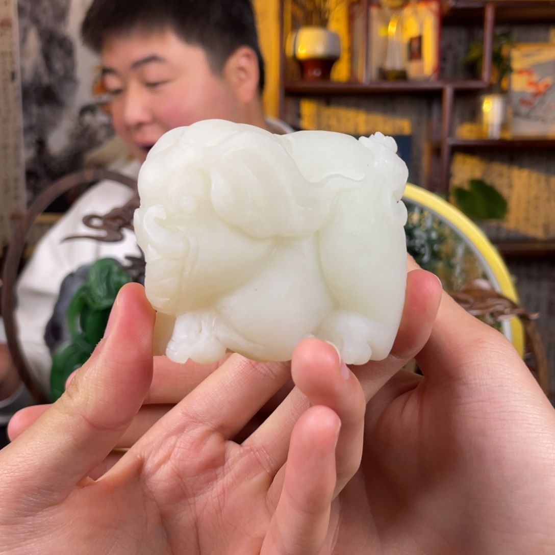 和田玉未镶嵌摆件