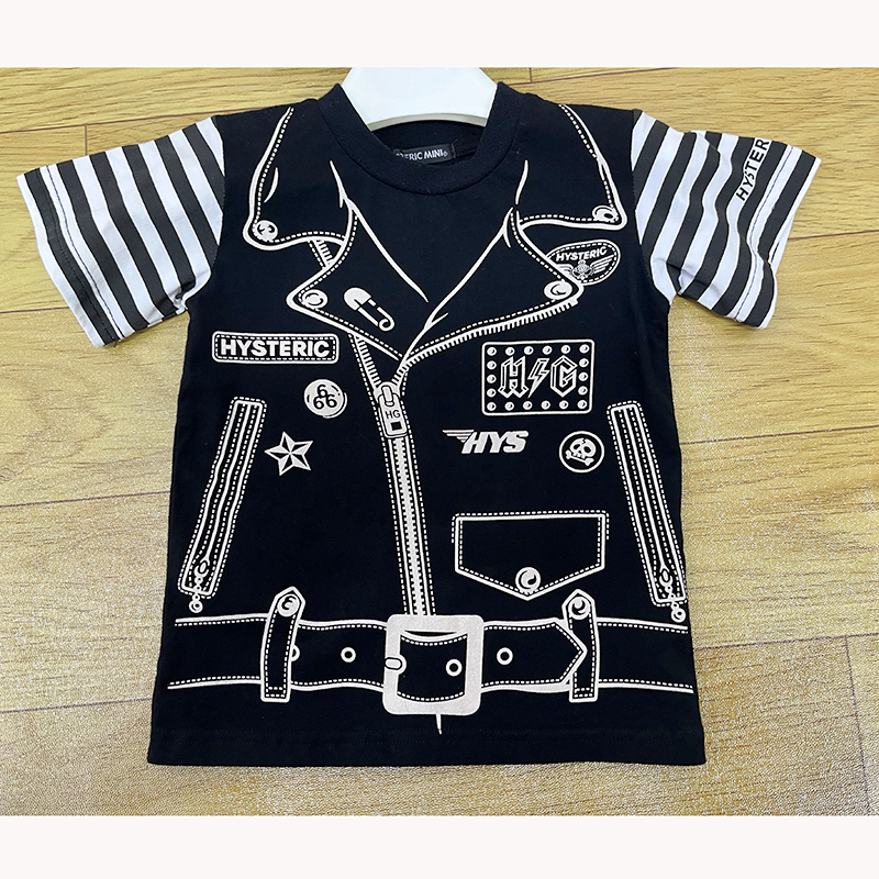 潮牌棉质儿童短袖T恤601