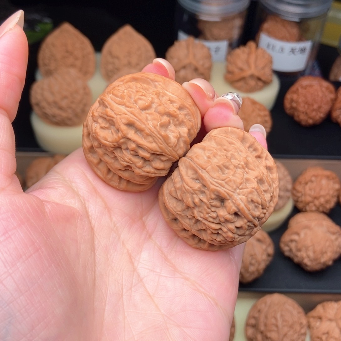 吊坠文玩核桃41白狮子