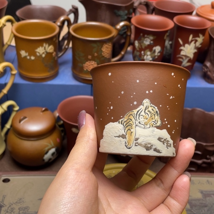 紫砂茶杯紫砂主人杯