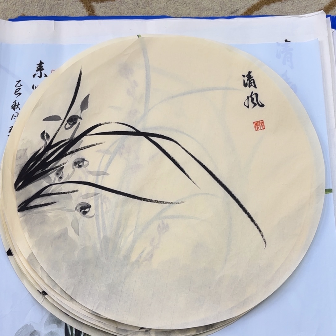 国画张雪老师作品刘