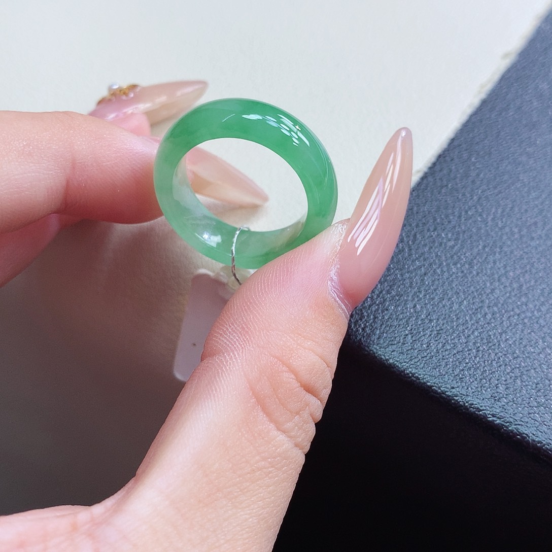 未镶嵌戒指翡翠14号