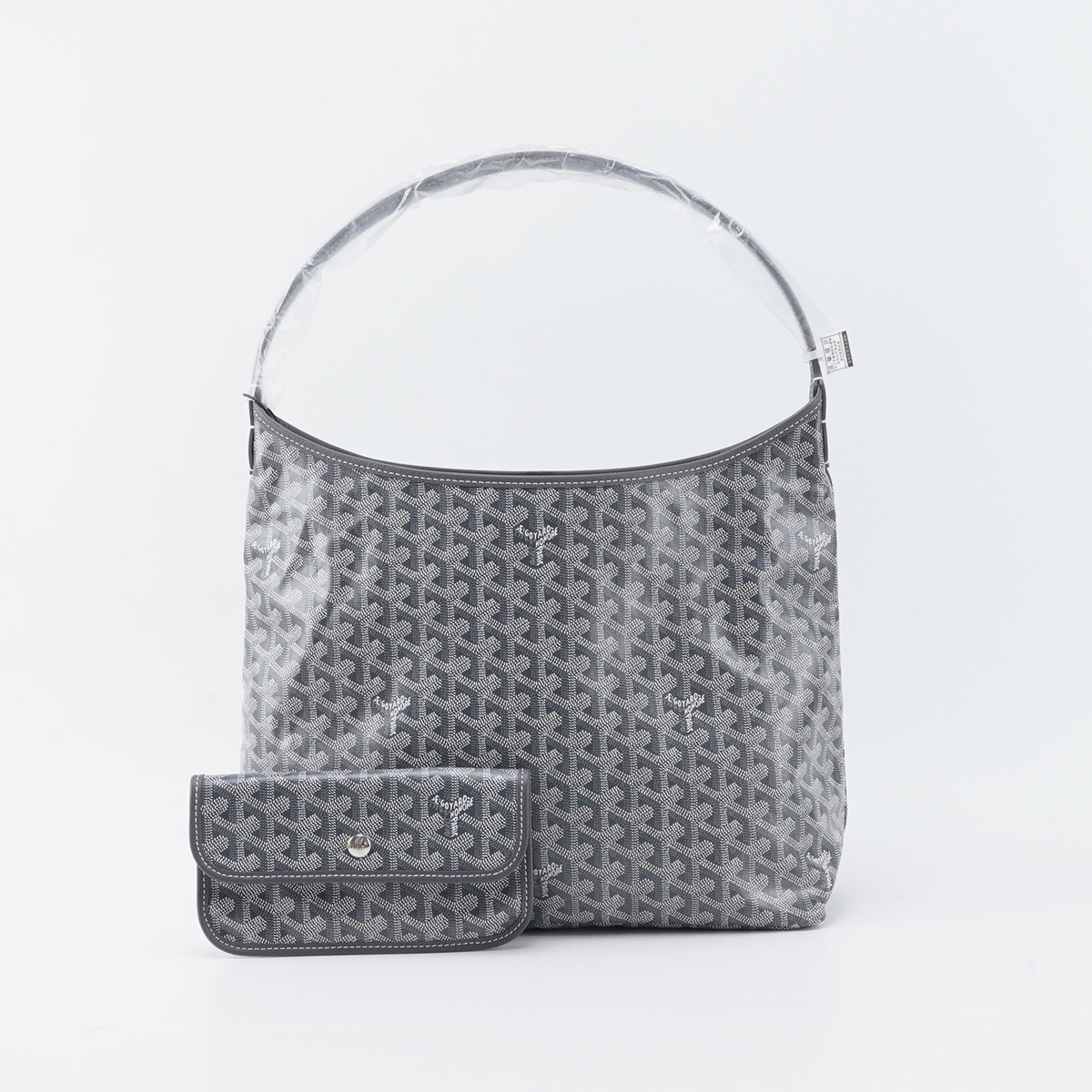 99新 Goyard 【总仓】Boheme hobo 灰老花 /BGL200120002/98新