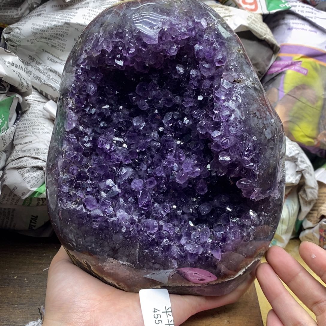 紫晶乌拉圭未镶嵌