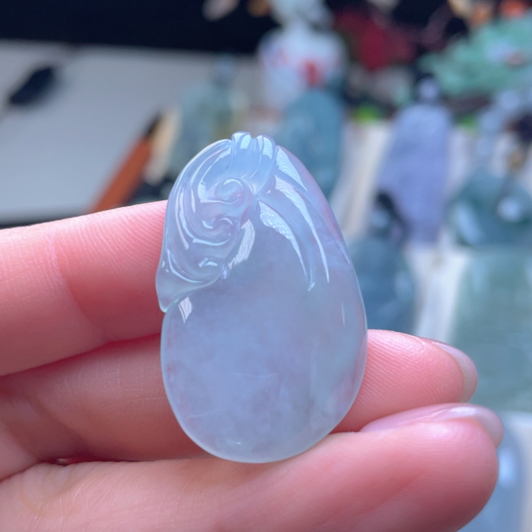 翡翠未镶嵌颈饰天然翡翠