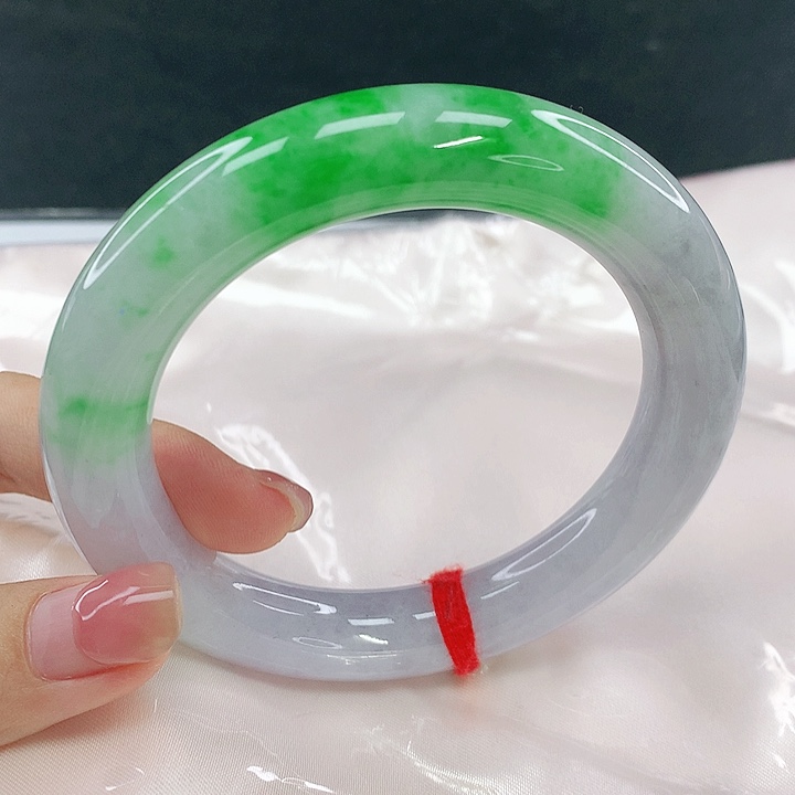 翡翠未镶嵌手镯圈59.6，12014