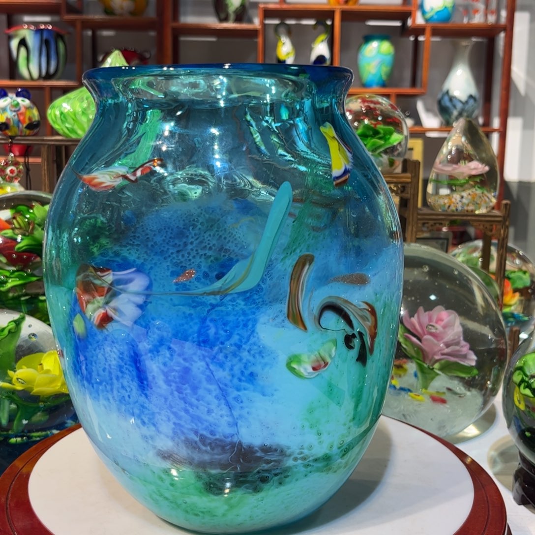 琉璃手工艺品纯手工瑕疵