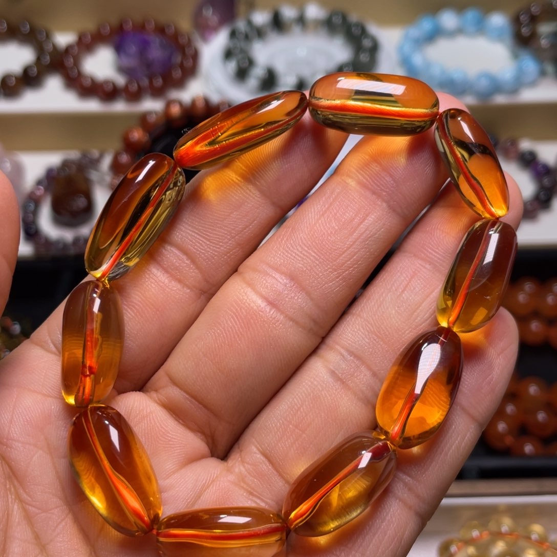 水晶手链未镶嵌巴西暴力黄毕业级