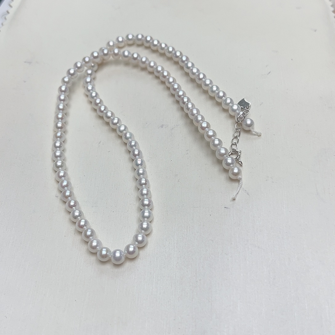 淡水珍珠未镶嵌颈饰4-5淡水ak 