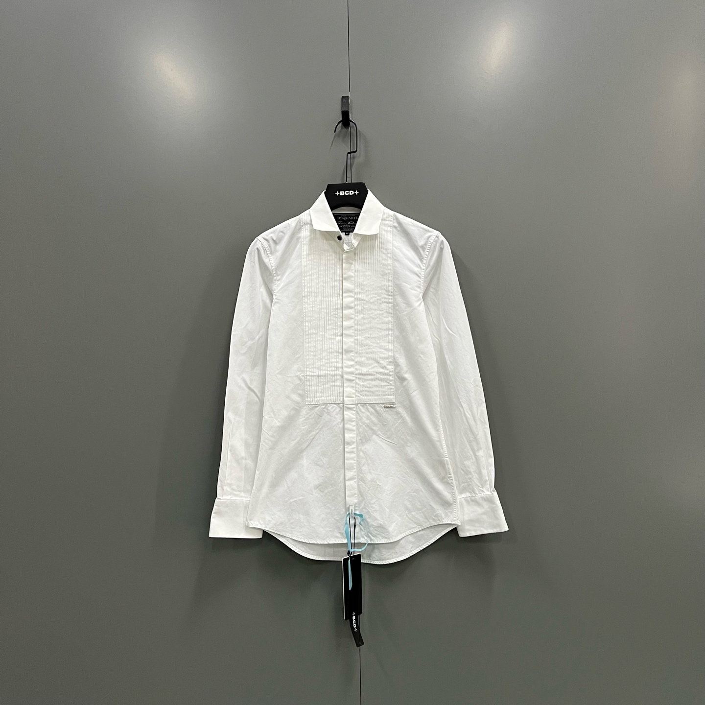 95新 maje BC1214 DSQUARED2 白色衬衫 44码 206557