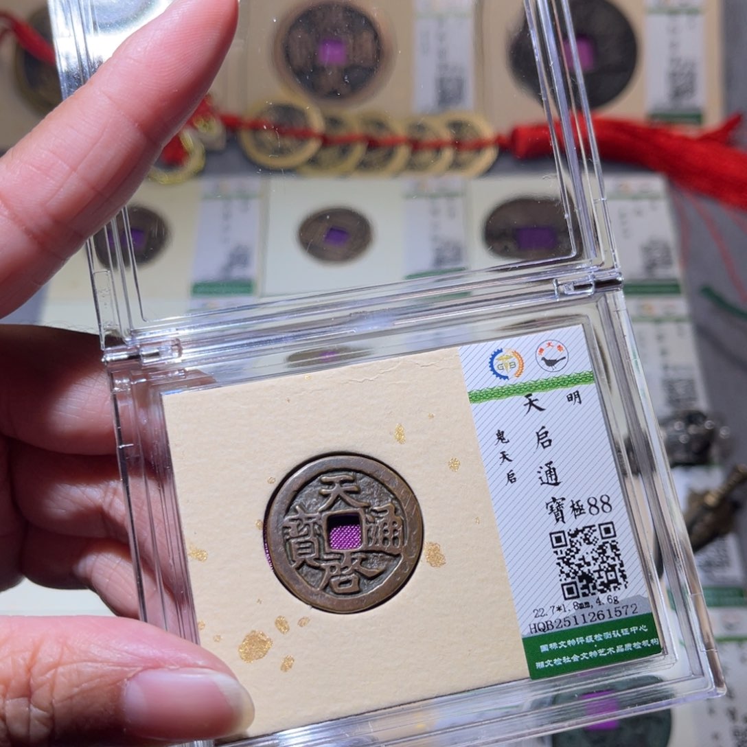 铜隆兴珍泉收藏鬼天启1572