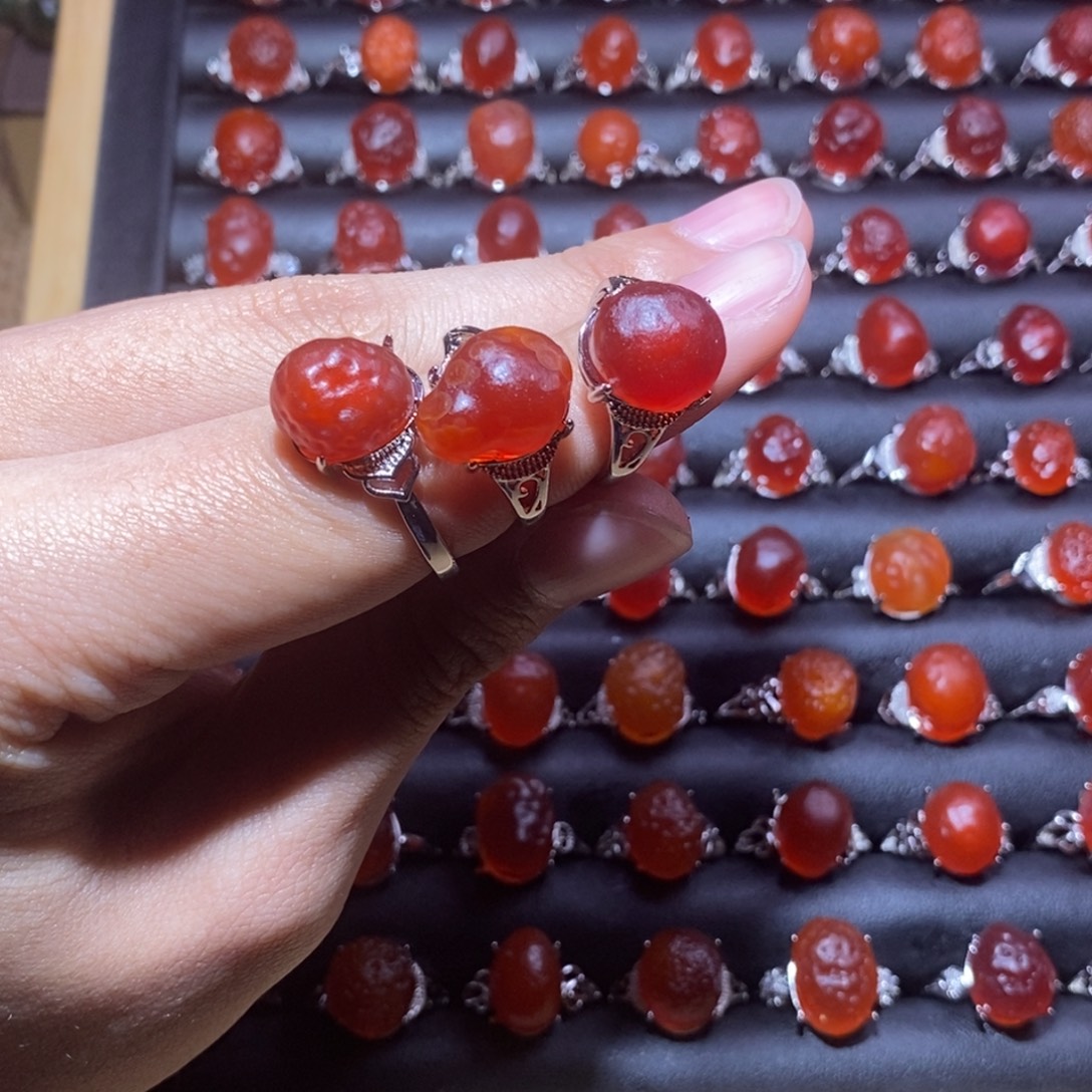 大***今玛瑙/玉髓合金手链