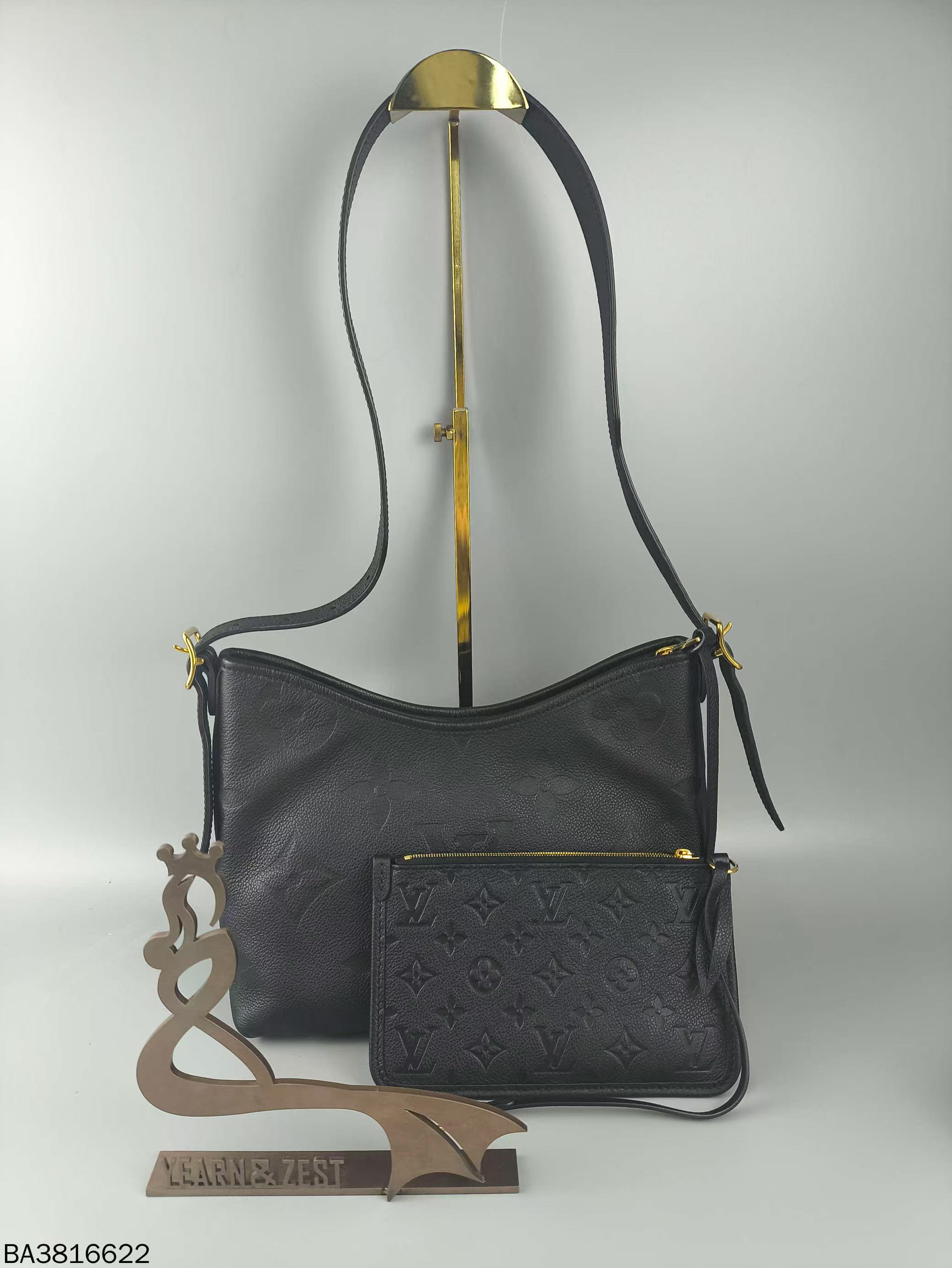 99新 LouisVuitton/路易威登 全皮carryall小号单肩包/BA3816622