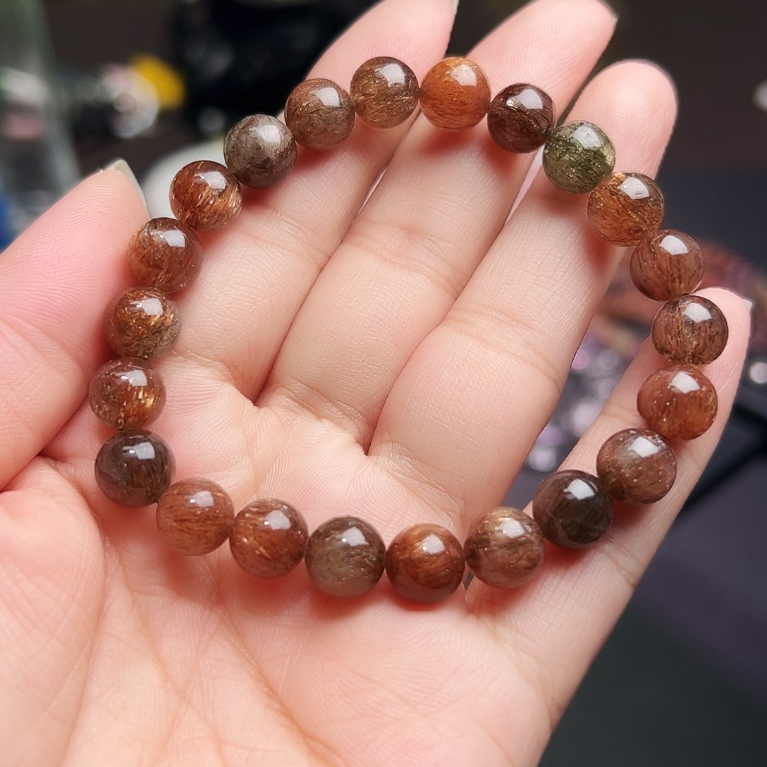 未镶嵌手链水晶黑金超七15号