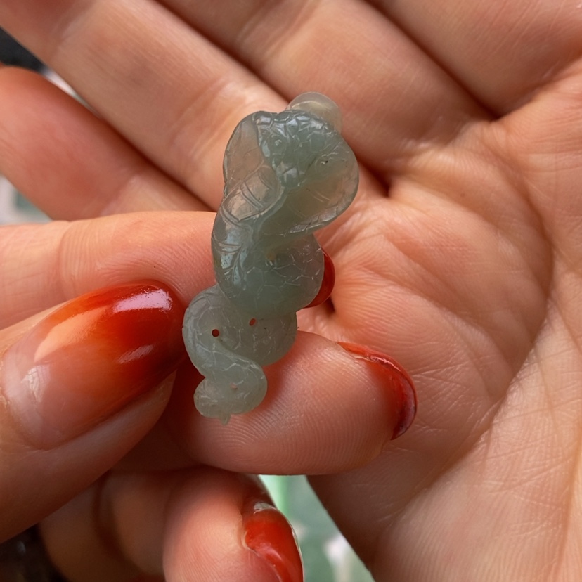 【闪购商品】定制翡翠蛇未镶嵌蛇