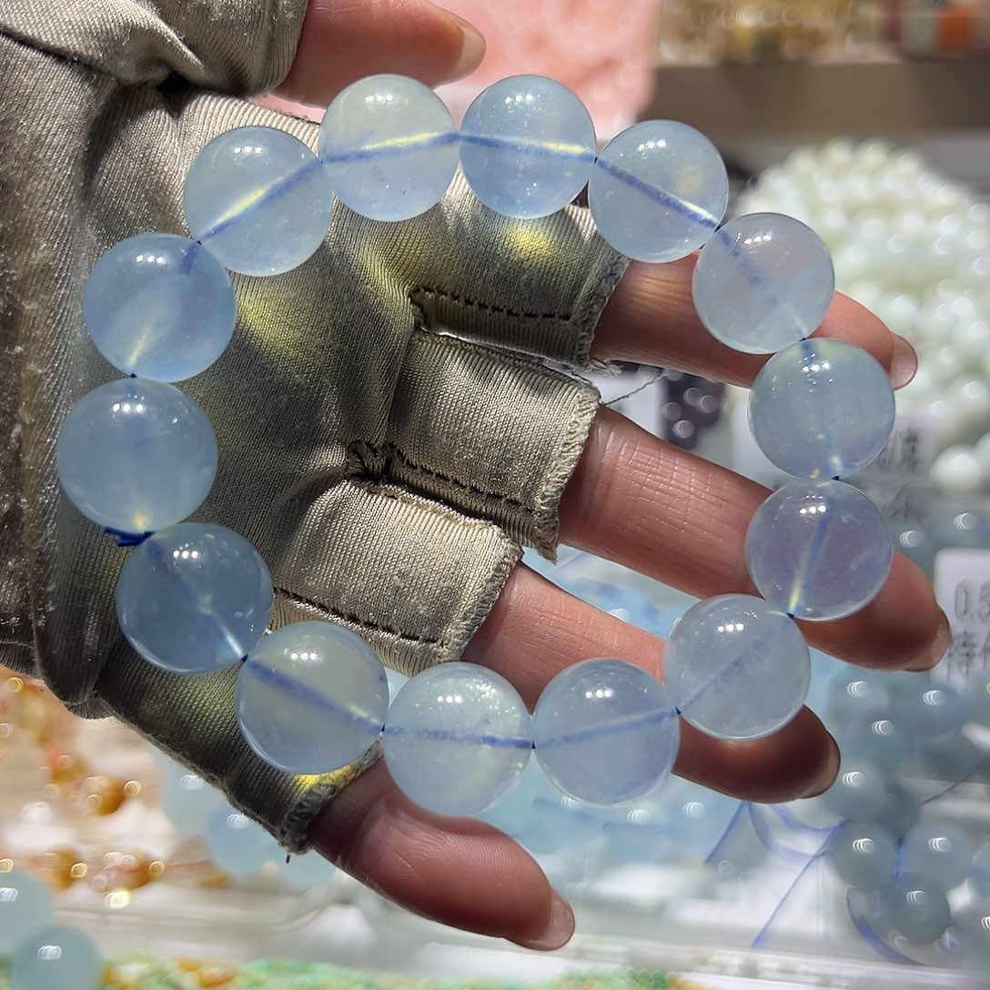 未镶嵌水晶手链天然