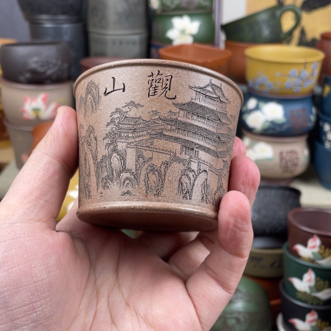 紫砂茶杯紫砂茶杯