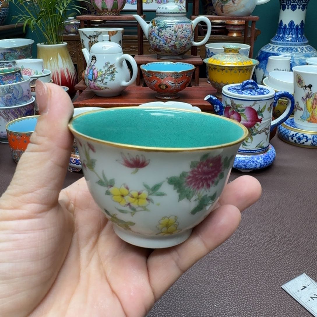 瓷片景德镇仿古手工制作精品展示