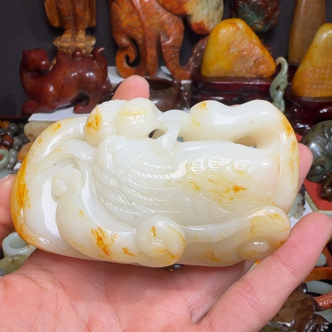 先***生和田玉未镶嵌挂件