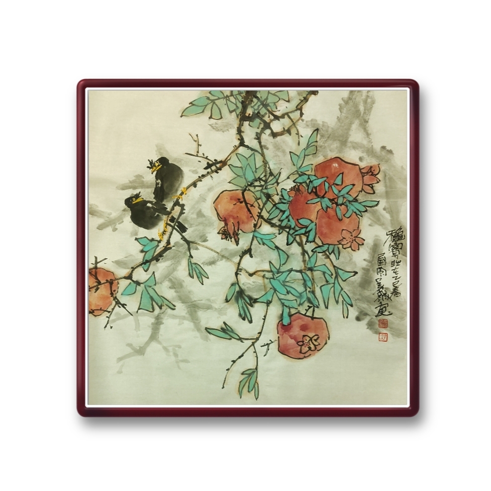 吴彦成国画作品《秋实》原稿无框无装裱