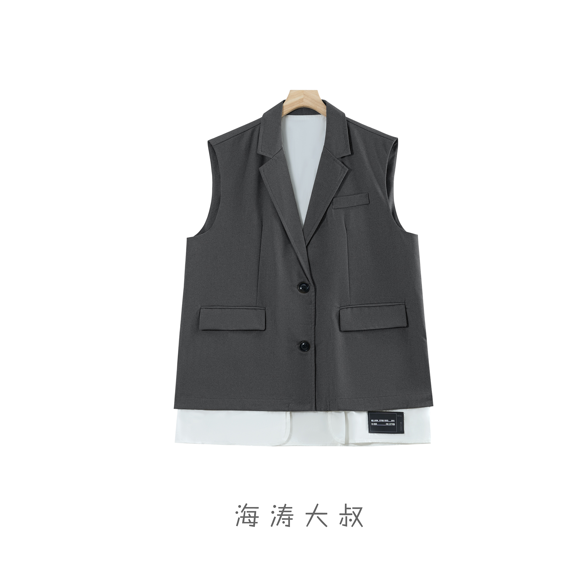 【618大促】FRZ21122 两粒扣西装马甲
