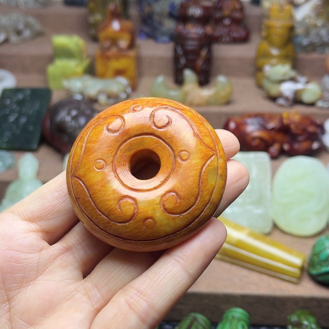 白玉菩提吊坠124。。