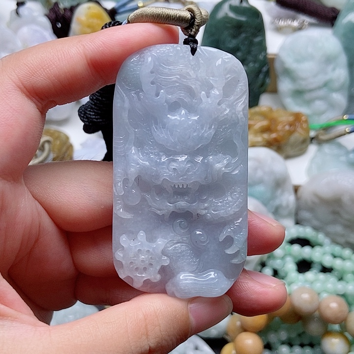 翡翠未镶嵌吊坠(不含链)1