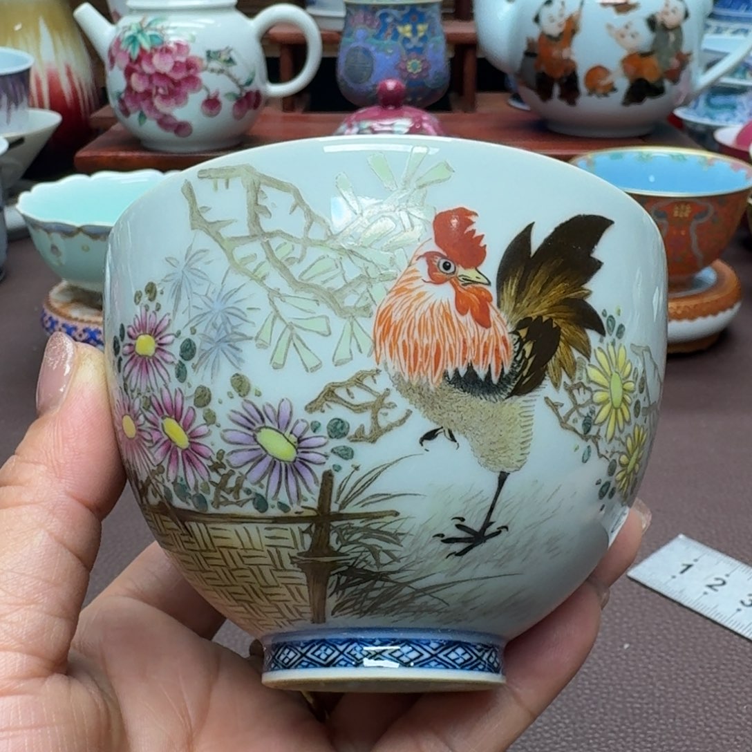 瓷片景德镇仿古手工制作精品展示